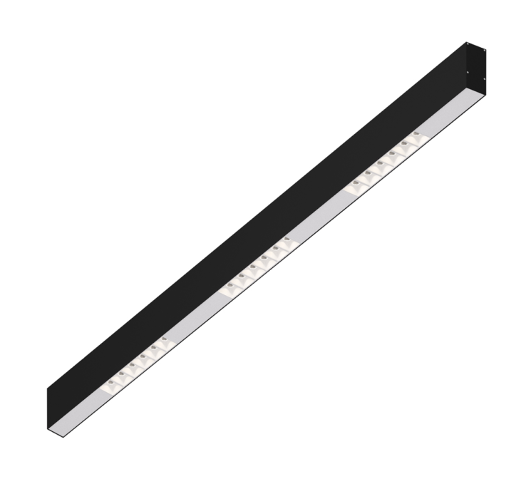 Накладной светодиодный светильник 1м, 18Вт, 34°, черный (DL18515C121B18.34.1000WW)