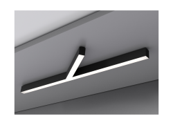 Накладной светодиодный светильник Donolux, 76.8Вт, 3000K, черный