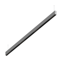 Подвесной светодиодный светильник 1,5м, 24Вт, 34°, алюминий