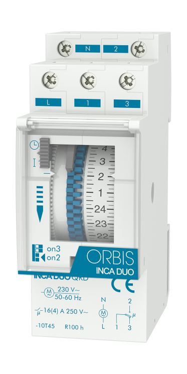 Модульный таймер Orbis INCA DUO QRS, белый (OB330432)