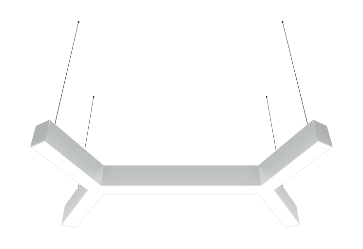 Подвесной светодиодный светильник Donolux 57.6Вт, 4000K, белый (DL18516S022W57)