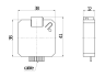 Кнопочный модуль KNX B.E.G. PBM-KNX-DX-4W (93365)