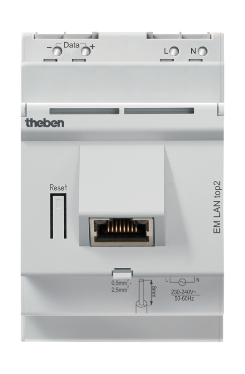 Модуль с интерфейсом Ethernet Theben EM LAN top2 (6490900)