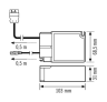 Комплект драйверов Esylux 30 Вт 700 мА RJ45 WAGO WINSTA DALI-2 (EQ10127809)