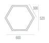 Накладной светодиодный светильник Donolux, 69Вт, 4000K, черный (DL18516C032B69)