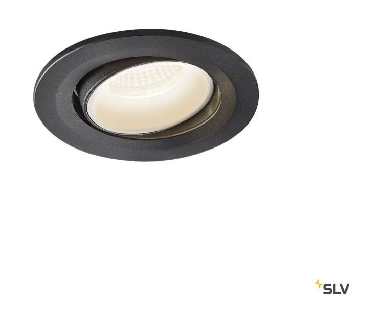 NUMINOS® MOVE S, черный встраиваемый потолочный светильник, 4000K 55° (SLV_1005362)