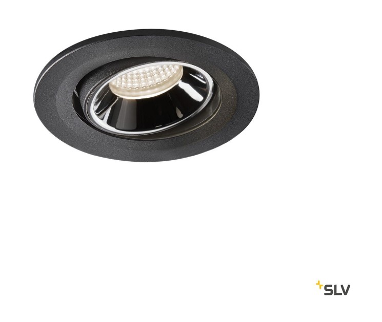 NUMINOS® MOVE S, черно-белый встраиваемый потолочный светильник, 4000K 55° (SLV_1005363)