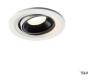 NUMINOS® MOVE S, встраиваемый потолочный светильник черный/хром, 4000K 55° (SLV_1005364)