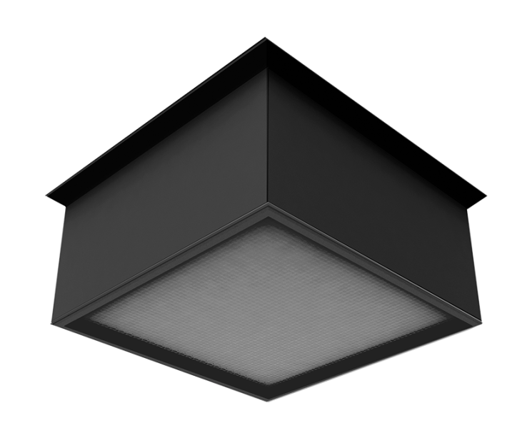 Светодиодный светильник для грильято Donolux URBAN, 10Вт, 3000К, черный (DL18015SQ10W1A.100 RAL9005)