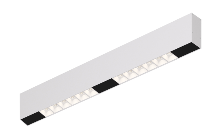 Накладной светодиодный светильник 0,5м, 12Вт, 34°, белый (DL18515C121W12.34.500WB)