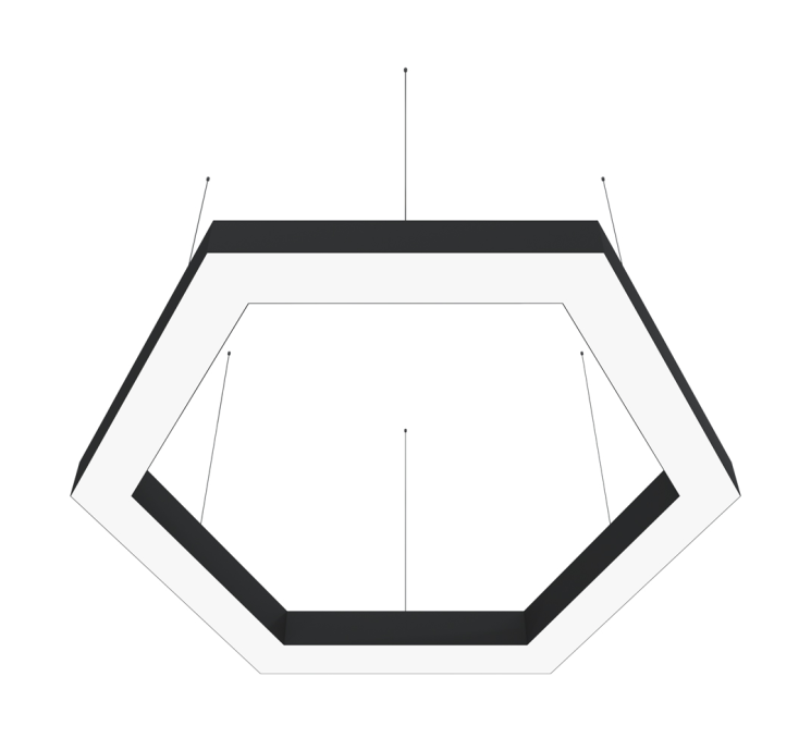 Подвесной светодиодный светильник Donolux, 69Вт, 3000K, черный (DL18516S031B69)