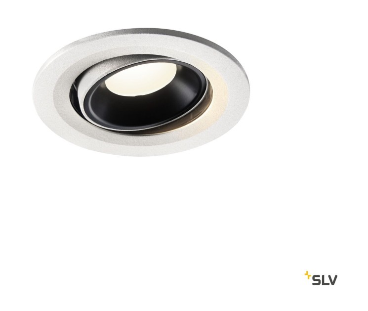 NUMINOS® MOVE S, встраиваемый потолочный светильник белый/хром, 4000K 20° (SLV_1005367)