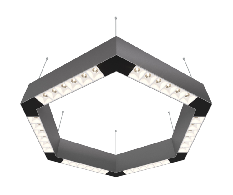 Подвесной светодиодный светильник 0,5м, 36Вт, 48° (DL18515S111А36.48.500WB)