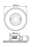 Датчик движения ESYLUX MD-FLAT 360i/8 LARGE ROUND WHITE (EP10428609)