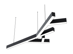 Подвесной светодиодный светильник Donolux, 173Вт, 4000K, черный