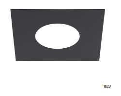 Numinos® SLV M Переходное кольцо квадратная, 240/120 мм, черная