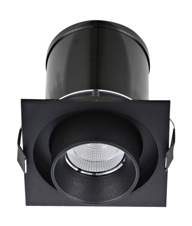 Встраиваемый светодиодный светильник Donolux PERISCOPE, 9,2Вт, 740 Лм, черный (DL18621/01SQ Black Dim)