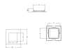 Светодиодная панель Donolux CITY, 4Вт, 3000К, 260Лм, белый (DL18451/4W White SQ Dim)