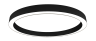 Накладной светодиодный светильник Donolux AURA, 90Вт, 3000K, черный (DL1000C90WW Black)