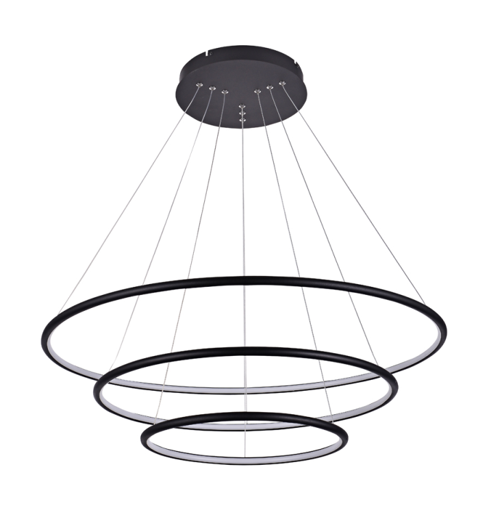 Подвесной светодиодный светильник Donolux NIMBO, 110Вт, черный (S111024/3R 110W Black In)