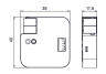 Универсальный актуатор Theben LUXORliving AC IR1 (4800320)