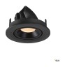 Светильник SLV NUMINOS® GIMBLE S, черный, 2700K, 40° (SLV_1005870)