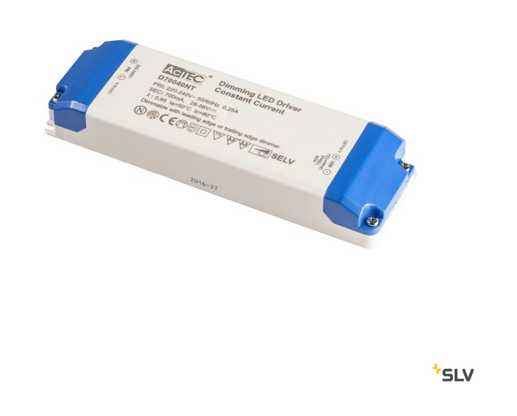 Светодиодный драйвер SLV 700 мА, 40 Вт, с регулировкой яркости TRIAC (SLV_1001267)
