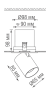 Встраиваемый светильник Donolux PERISCOPE, 15Вт, черный (DL20151R15W1B)