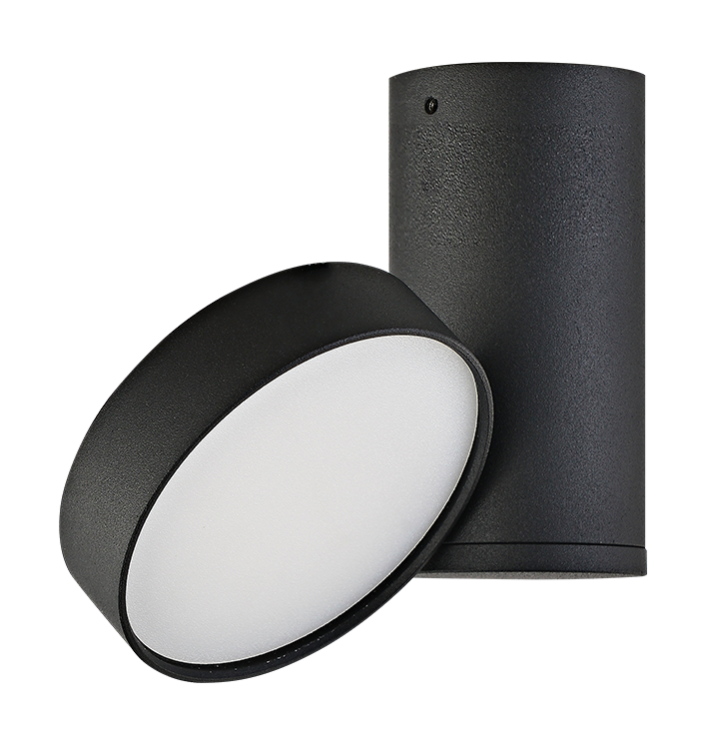 Накладной светодиодный светильник Donolux MOON, 15Вт, черный (DL18811/15W Black R)