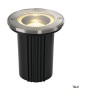 DASAR FLAT 80, наружный встраиваемый светильник, LED, 3000K, IP67, круглый, матовая нержавеющая сталь, 4,3 Вт (SLV_228430)
