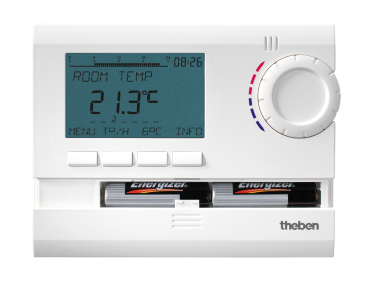 Цифровой термостат с часами Theben RAMSES 811 top2 (8119132)
