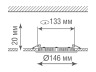 Светодиодная панель Donolux CITY, 9Вт, 3000К, круглый, белый (DL18453R9W1W)