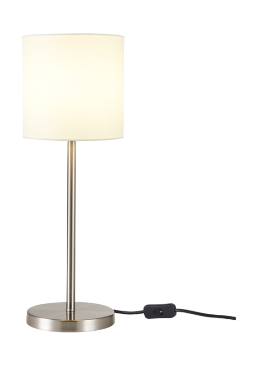 Настольная лампа Donolux PRAGUE,  40Вт, круглый, белый (T111048.1A SCB)
