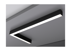 Накладной светодиодный светильник Donolux, 57.6Вт, 4000K, черный