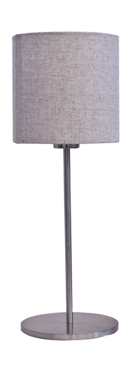 Настольная лампа Donolux PRAGUE,  40Вт, круглый, бежевый (T111048/1A S.Nickel)