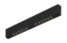 Накладной светодиодный светильник 0,5м, 12Вт, 34°, черный (DL18515C121B12.34.500BB)