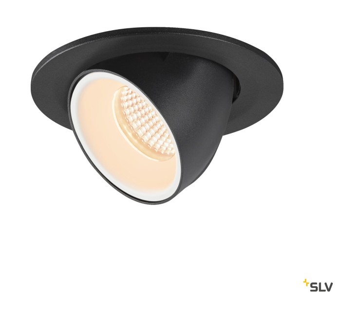 Светильник SLV NUMINOS® GIMBLE S, черный/белый, 2700K, 55° (SLV_1005874)