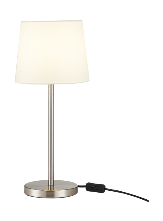 Настольная лампа Donolux PRAGUE,  40Вт, белый (T111048.1A SAB)