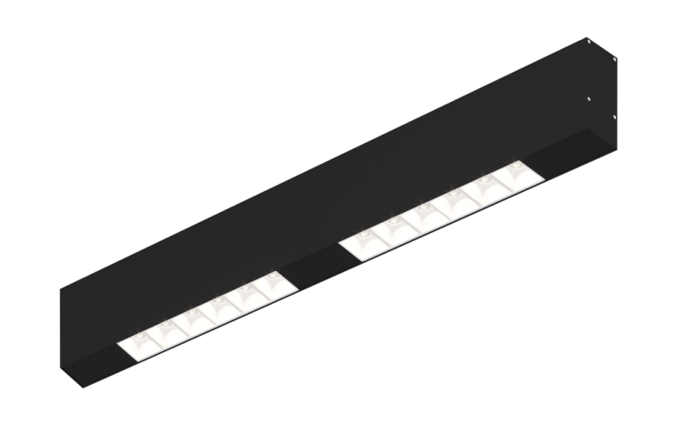 Накладной светодиодный светильник 0,5м, 12Вт, 34°, черный (DL18515C121B12.34.500WB)