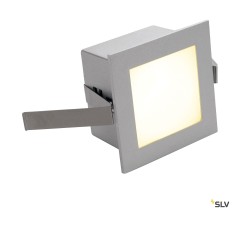 Встраиваемый светильник SLV FRAME BASIC, LED, 3000K, серебристо-серый