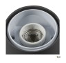 Светильник SLV GRAFIT E27 60 Pole, круглый торшер, антрацитовый (SLV_1006182)