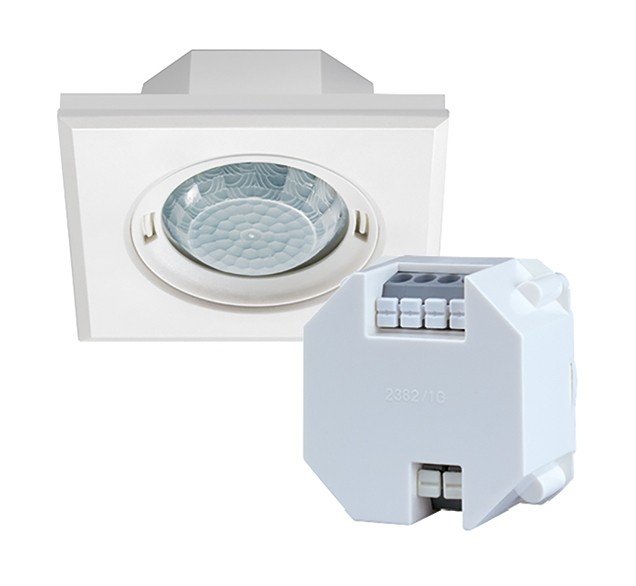 Датчик присутствия ESYLUX PD-FLAT 360i/8 SQUARE WHITE DALI SET (EP10428715)