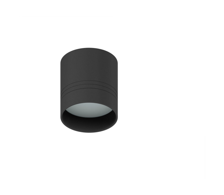 Светильник светодиодный Donolux BARELL, 8Вт, IP44, 3000К, черный (DL18481R8W1B IP44)