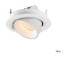 Светильник SLV NUMINOS® GIMBLE S, белый, 2700K, 20° (SLV_1005877)
