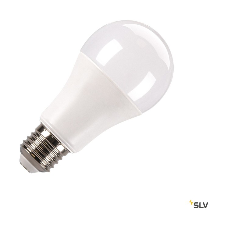 A60 E27 SLV светодиодный источник света, белый, 13,2 Вт, 2700К, CRI90, 220° (SLV_1005302)