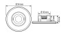 Датчик присутствия ESYLUX PD-FLAT 360i/8 ROUND WHITE DALI (EP10427541)