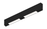 Накладной светодиодный светильник 0,5м, 12Вт, 48°, черный (DL18515C121B12.48.500WB)