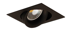 Встраиваемый поворотный светильник под сменную лампу Donolux SATURN, черный