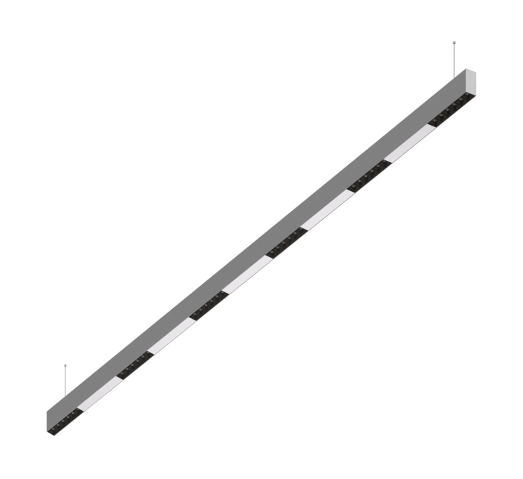 Подвесной светодиодный светильник 2м, 36Вт, 34°, алюминий (DL18515S121A36.34.2000BW)