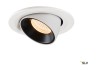 NUMINOS® GIMBLE S, встраиваемый потолочный светильник белый/хром, 2700K 40° (SLV_1005882)